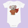body bébé Papa mon super héros - cadeau original fête des pères Bébé Panache