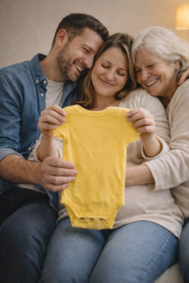 partager annonce grossesse avec sa famille body message