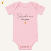 Body bébé rose « Je suis le cœur de papa » – cadeau bébé pour papa