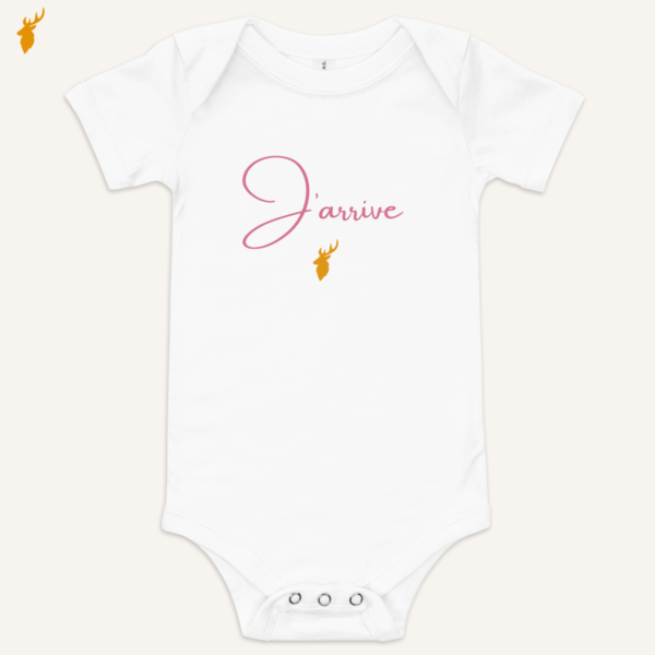 body annonce grossesse fille j’arrive rose